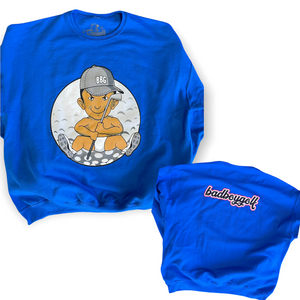 BADBOYGOLF BE DIFFERENT CREWNECK (Blue)