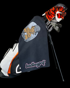 BADBOYGOLF WAFFLE TOWEL (BLACK)