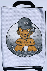 BADBOYGOLF Waffle Towel (WHITE)