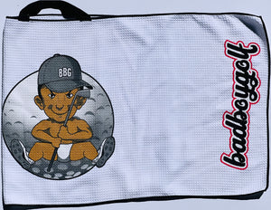 BADBOYGOLF Waffle Towel (WHITE)
