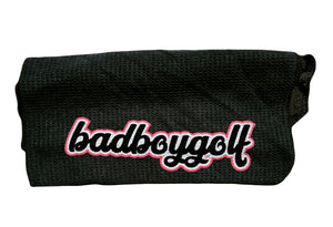 BADBOYGOLF WAFFLE TOWEL (BLACK)